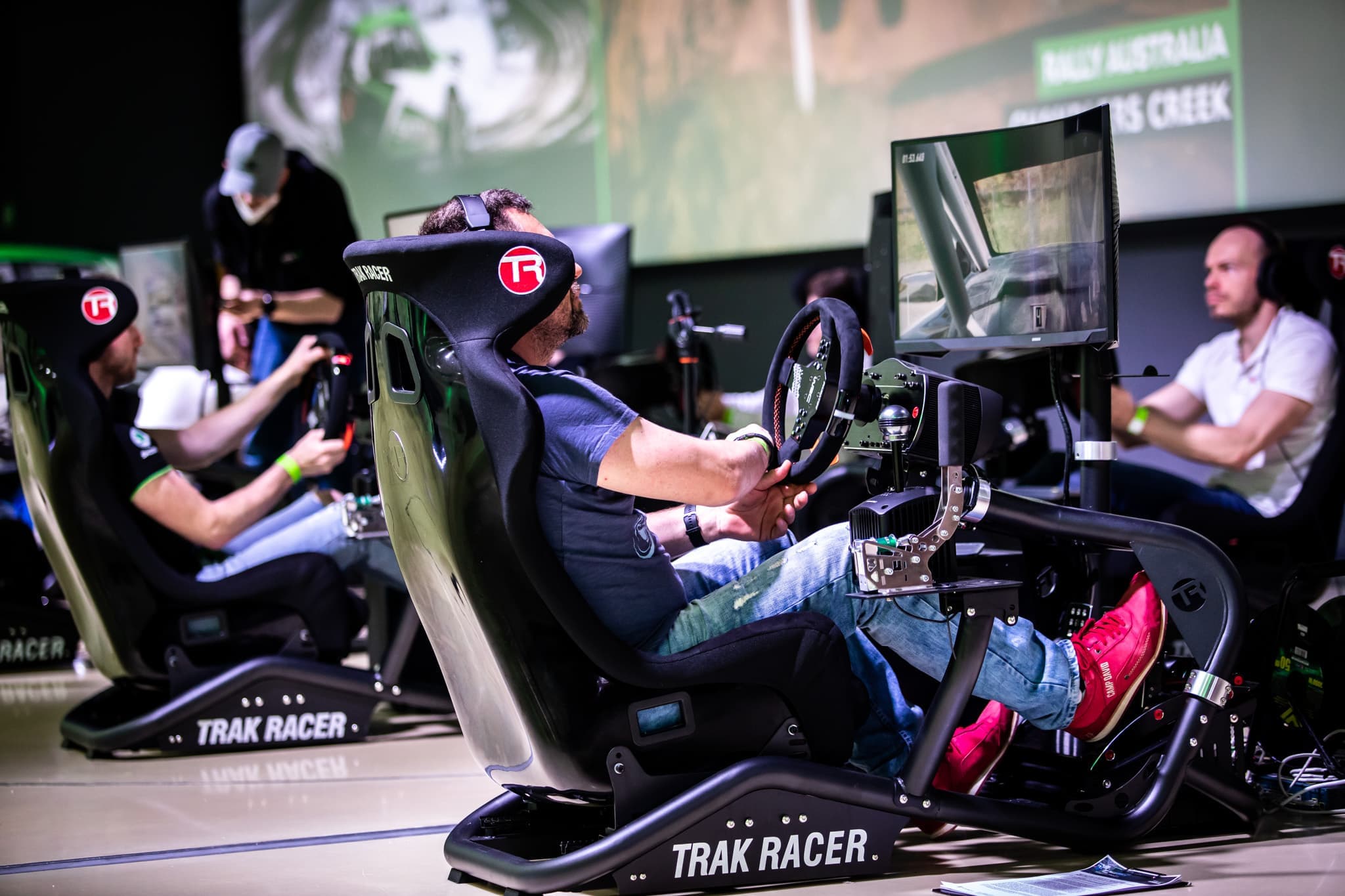 The Digital Racing team manages the race programme at an event